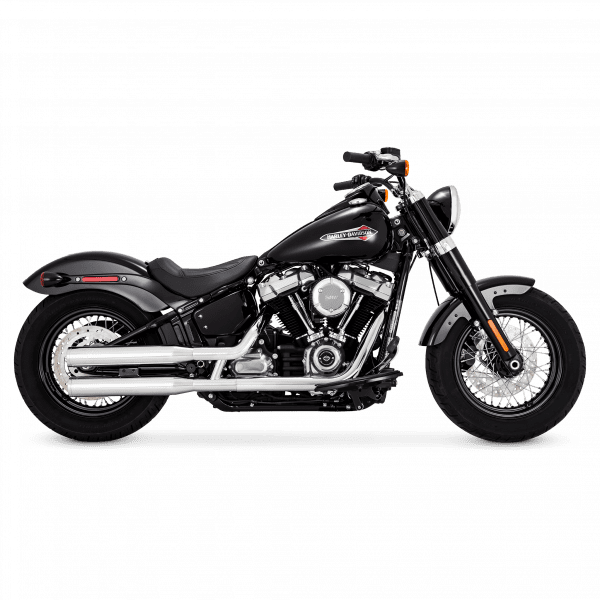 Vance & Hines M8 Eliminator 300 Slip-Ons Softail 2018-2020 Chrome