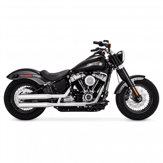 Vance & Hines M8 Eliminator 300 Slip-Ons Softail 2018-2020 Chrome