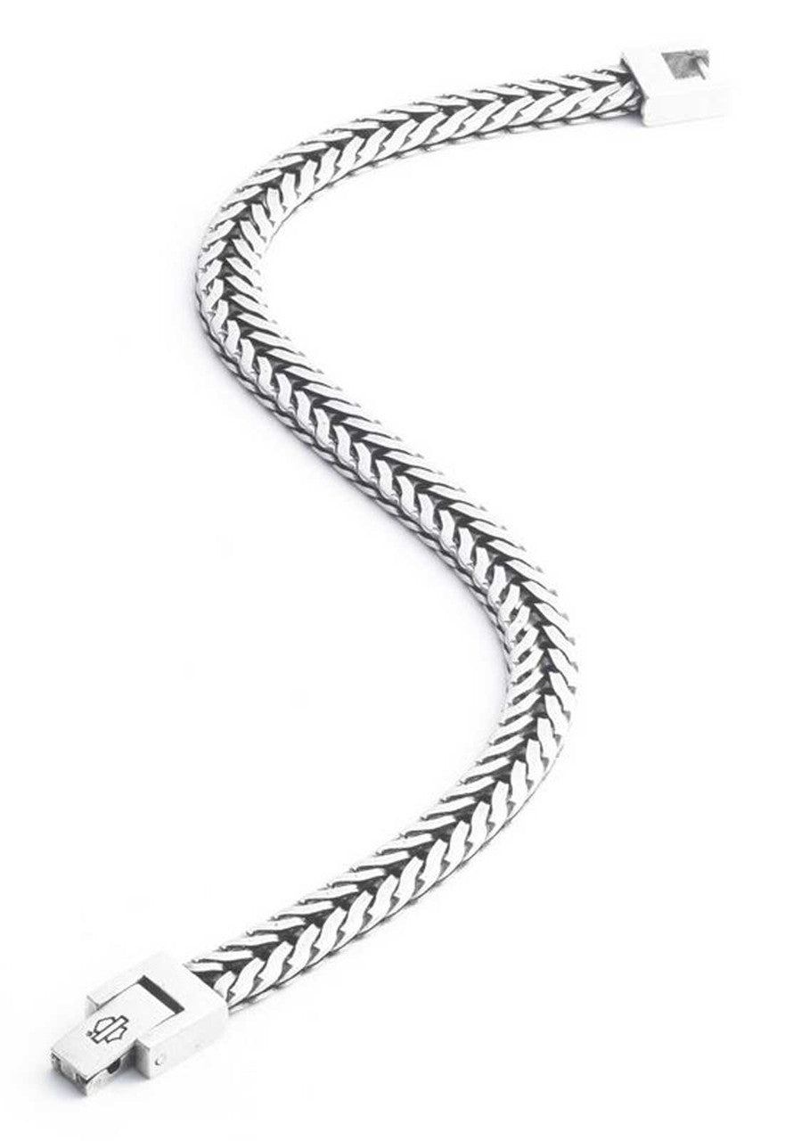 HARLEY-DAVIDSON® MENS 8" FOXTAIL CHAIN BRACELET