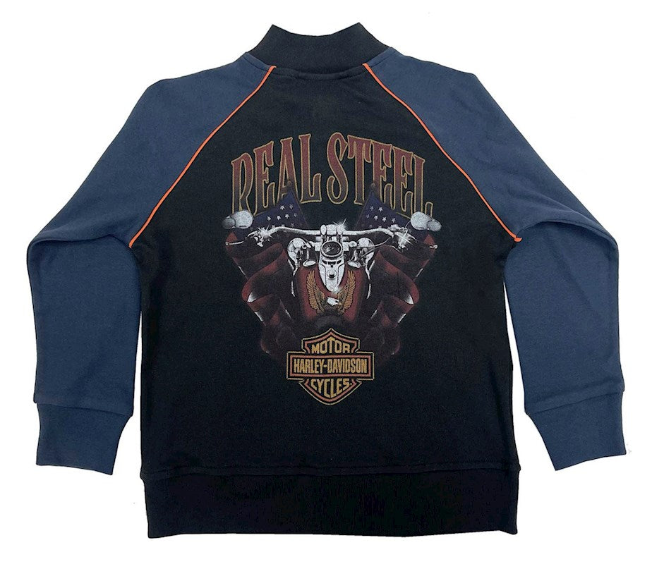 HARLEY-DAVIDSON® BOYS KNIT VARSITY SWEATSHIRT JACKET