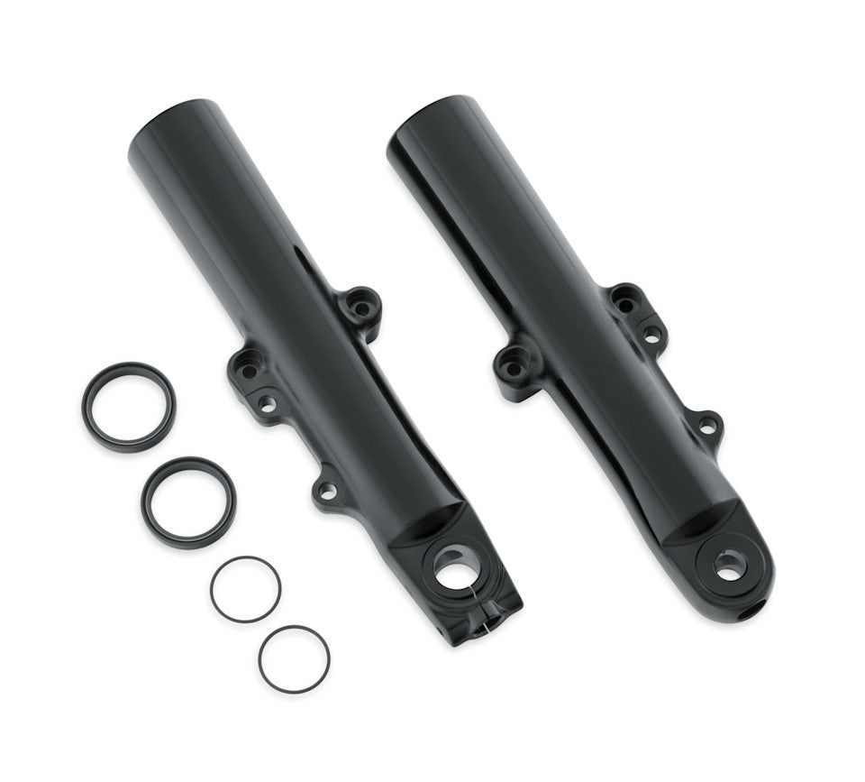 HARLEY-DAVIDSON GLOSS BLACK FATBOY LOWER FORK SLIDERS
