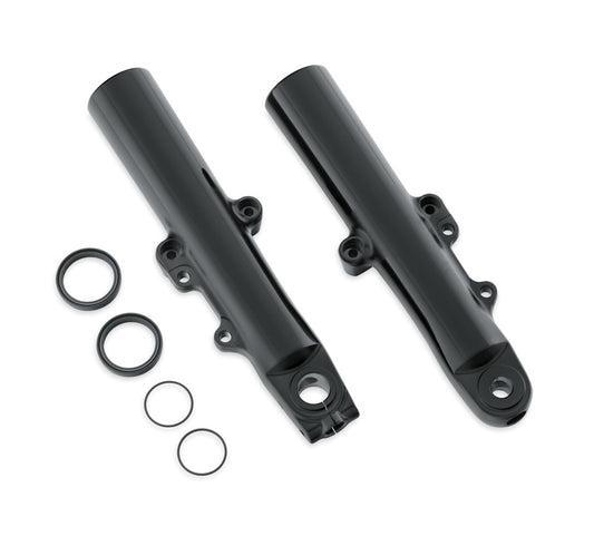HARLEY-DAVIDSON GLOSS BLACK FATBOY LOWER FORK SLIDERS