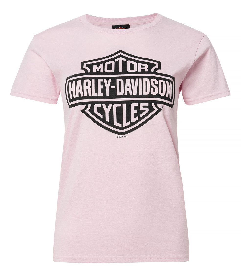 HARLEY-DAVIDSON® PINK B&S LADIES S/S TEE
