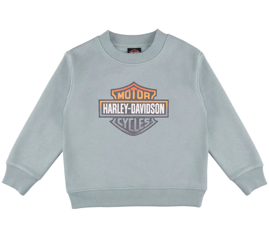 HARLEY-DAVIDSON® B&S GIRL FLEECE  GREEN CREW