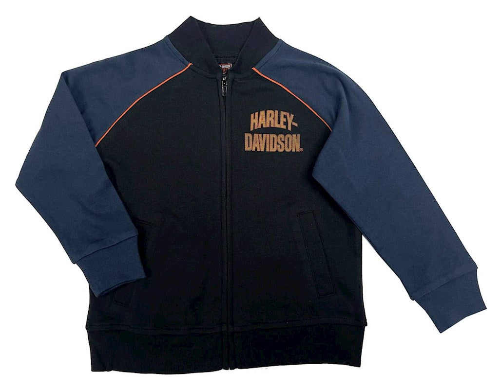 HARLEY-DAVIDSON® BOYS KNIT VARSITY SWEATSHIRT JACKET