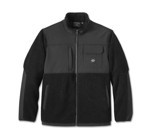 HARLEY-DAVIDSON® MOCK - KNIT BLACK  JACKET