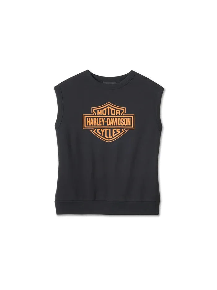 HARLEY-DAVIDSON® WOMENS WICKED SLEEVELESS SWEATSHIRT