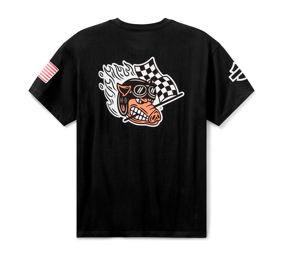 H-D GENUINE MENS BLACK TEE – Richardson's Harley-Davidson