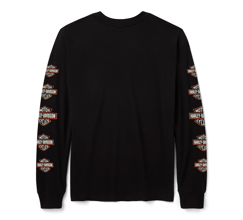 HARLEY-DAVIDSON®  TEE- KNIT STATE OF MIND BLACK