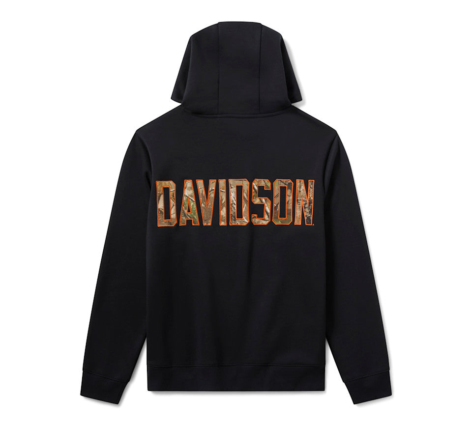 HARLEY-DAVIDSON® MENS HOODIE - KNIT REALTREE , BLACK