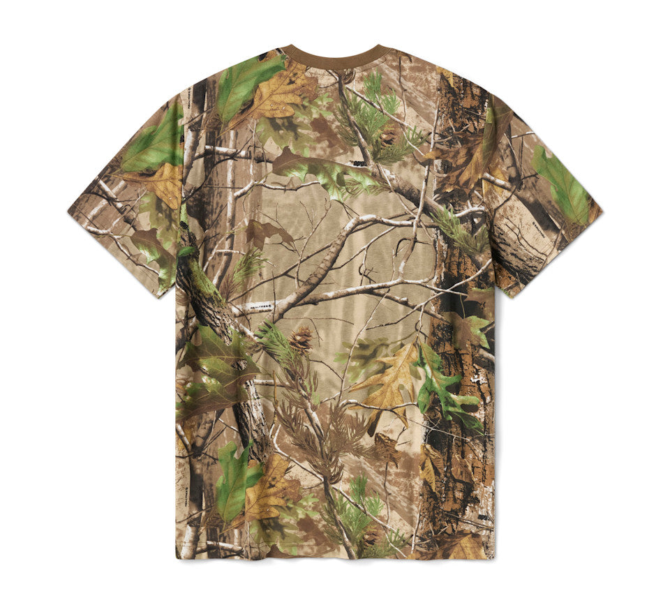 HARLEY-DAVIDSON® MENS TEE - KNIT , REAL TREE BROWN