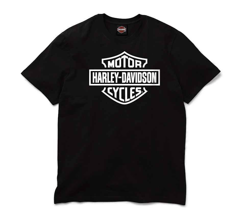HARLEY-DAVIDSON® MENS TEE - KNIT , BLACK