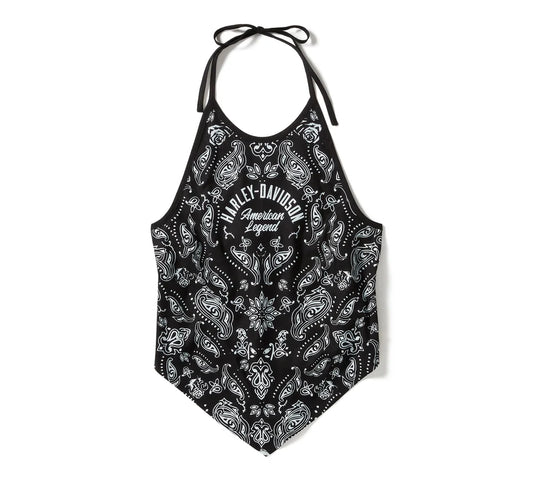 HARLEY-DAVIDSON® WOMENS CLASSIC PAISLEY BANDANA HALTER