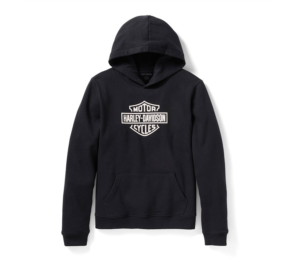 HARLEY-DAVIDSON® WOMENS BLACK B&S HOODIE