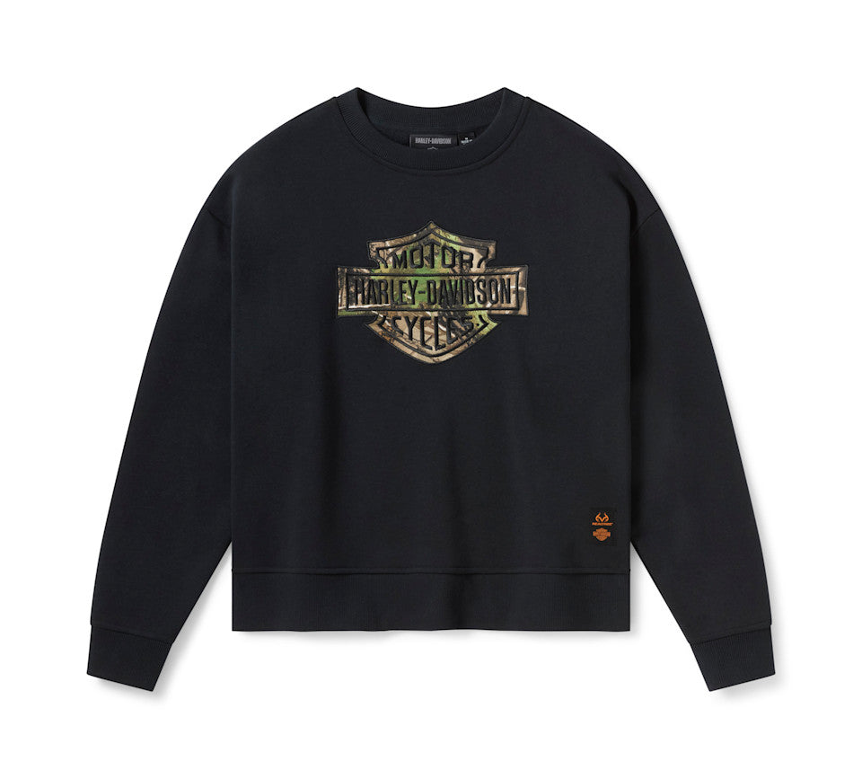 HARLEY-DAVIDSON® LADIES REALTREE BLACK JUMPER