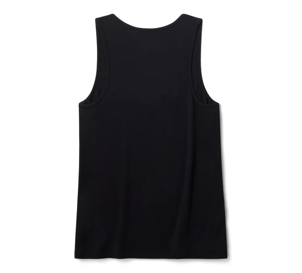 HARLEY-DAVIDSON® WOMENS BLING CHROMATIC TANK BLACK TOP