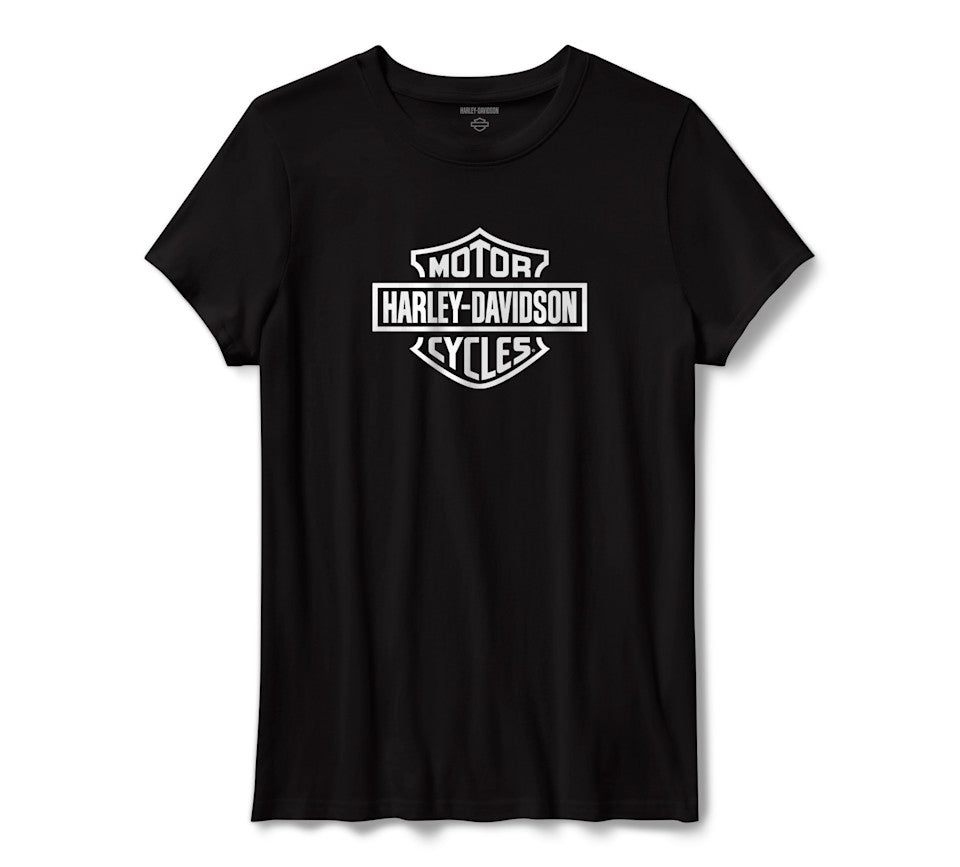 HARLEY-DAVIDSON® WOMENS TEE KNIT BLACK