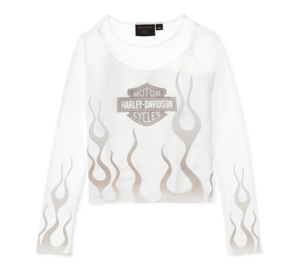 HARLEY-DAVIDSON® WOMENS TOP KNIT OFF WHITE