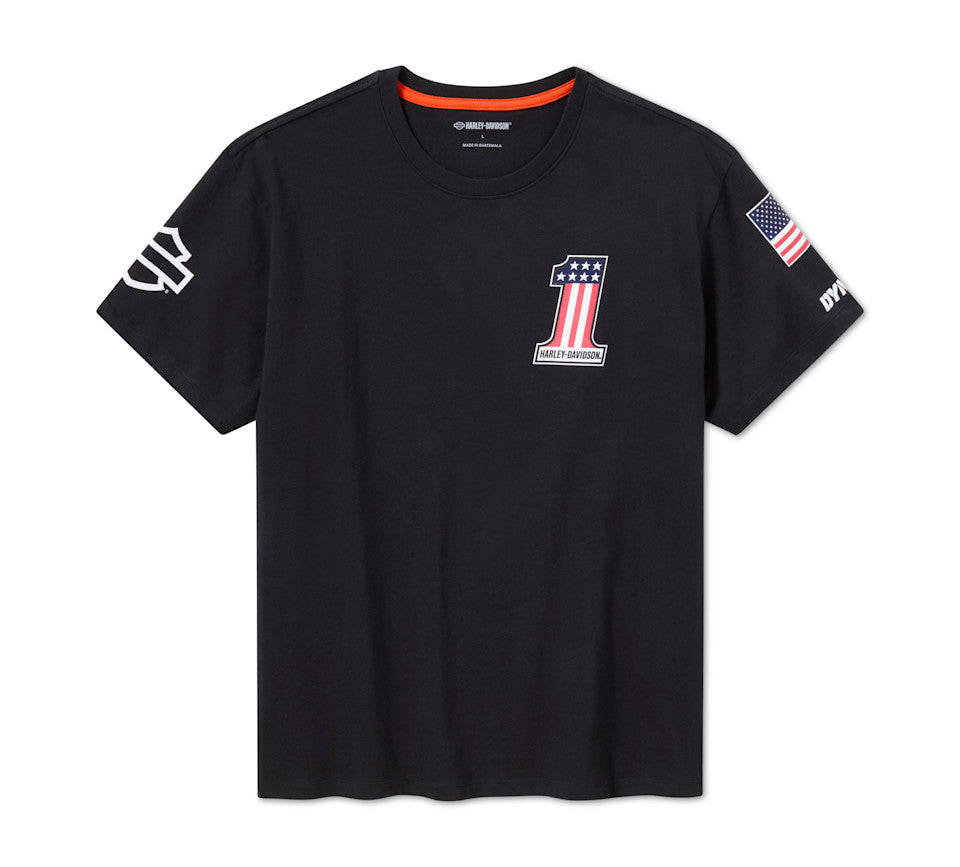 HARLEY-DAVIDSON® CHAMPION BLACK TEE