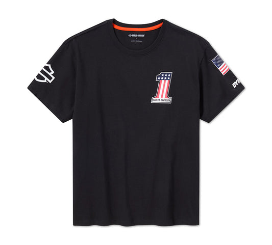 HARLEY-DAVIDSON® CHAMPION BLACK TEE