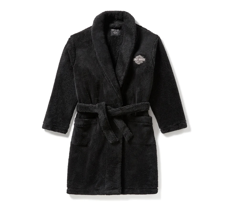 HARLEY DAVIDSON® MENS ROBE - KNIT BLACK