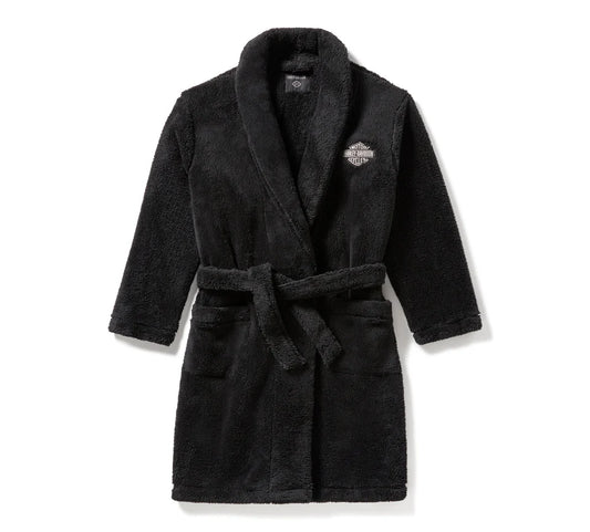 HARLEY DAVIDSON® MENS ROBE - KNIT BLACK