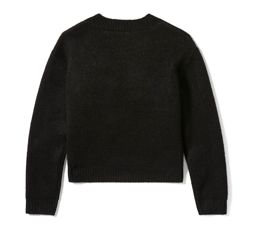 HARLEY-DAVIDSON® WOMENS SWEATER JACQARD KNIT BLACK