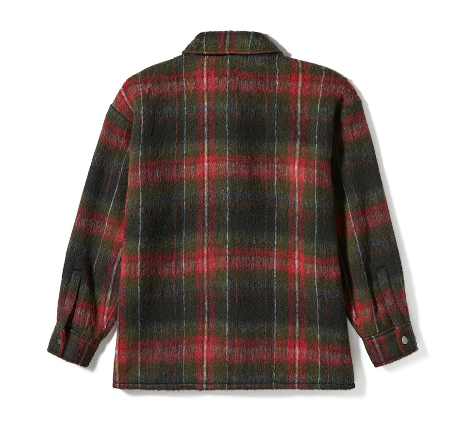 HARLEY-DAVIDSON® LADIES JACKET - WOVEN BLACK / RED PLAID
