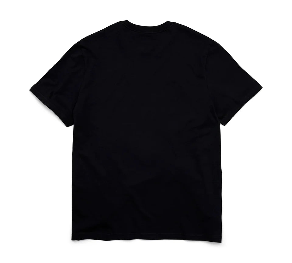 HARLEY-DAVIDSON® MENS TEE KNIT , ELECTRIC EAGLE HOG BLACK