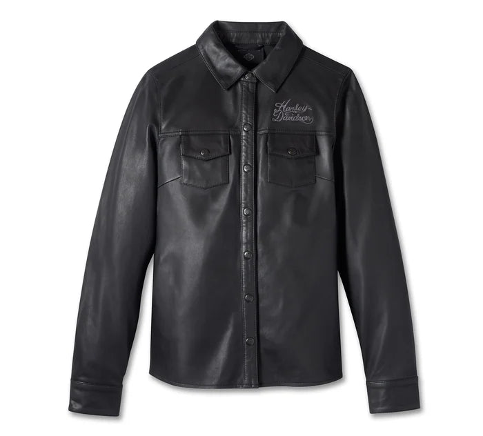 HARLEY-DAVIDSON® WOMENS EAGLE LEATHER SHIRT