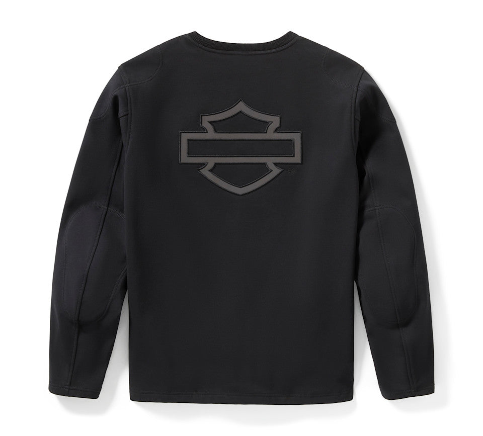 HARLEY-DAVIDSON® MENS PULLOVER DEFLECTOR RIDING FLEECE