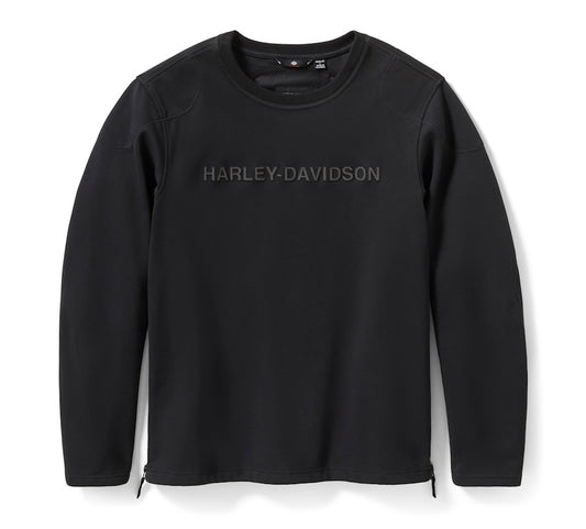 HARLEY-DAVIDSON® MENS PULLOVER DEFLECTOR RIDING FLEECE