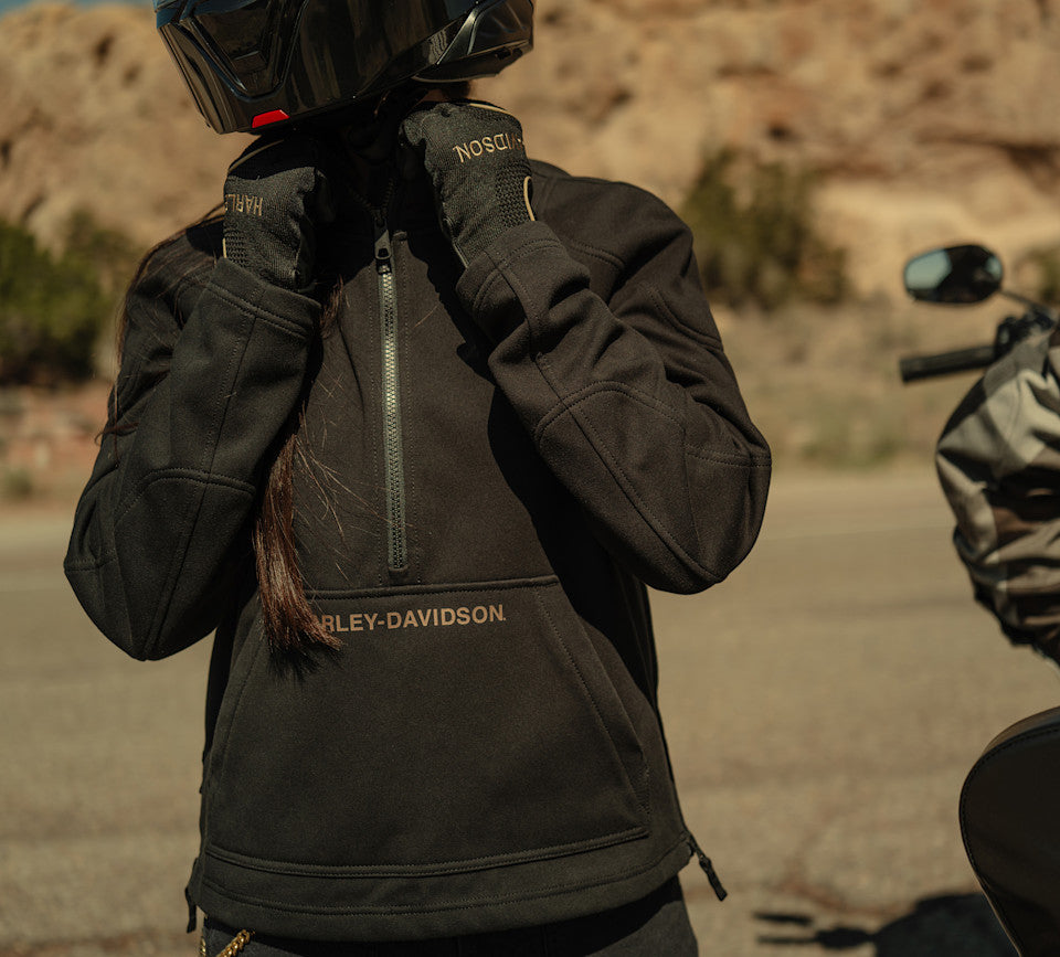 HARLEY-DAVIDSON® LADIES KNIT DEFLECTOR ARMOUR BLACK