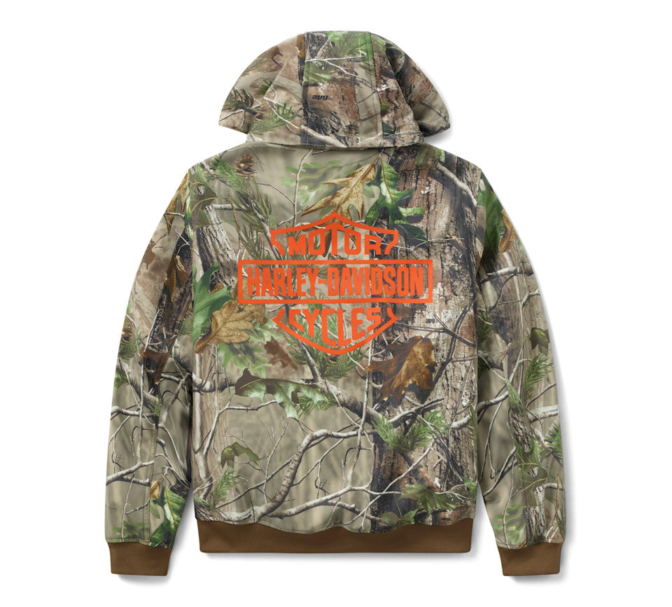 HARLEY-DAVIDSON® MENS JACKET-WOVEN , REAL TREE BROWN