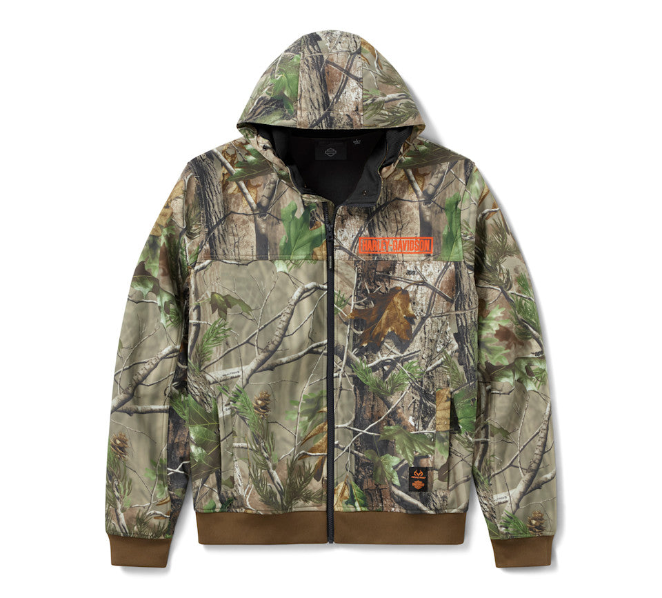 HARLEY-DAVIDSON® MENS JACKET-WOVEN , REAL TREE BROWN