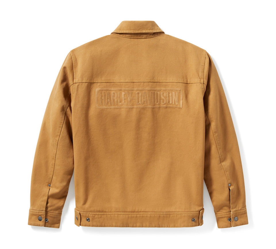 HARLEY-DAVIDSON® MENS WOVEN TAN JACKET