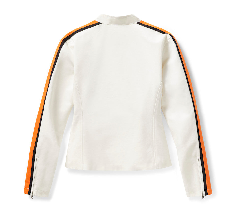 HARLEY-DAVIDSON® WOMENS WOVEN OFF WHITE  JACKET