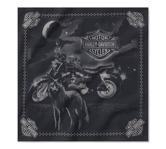 HARLEY-DAVIDSON® BANDANA WOVEN BLACK