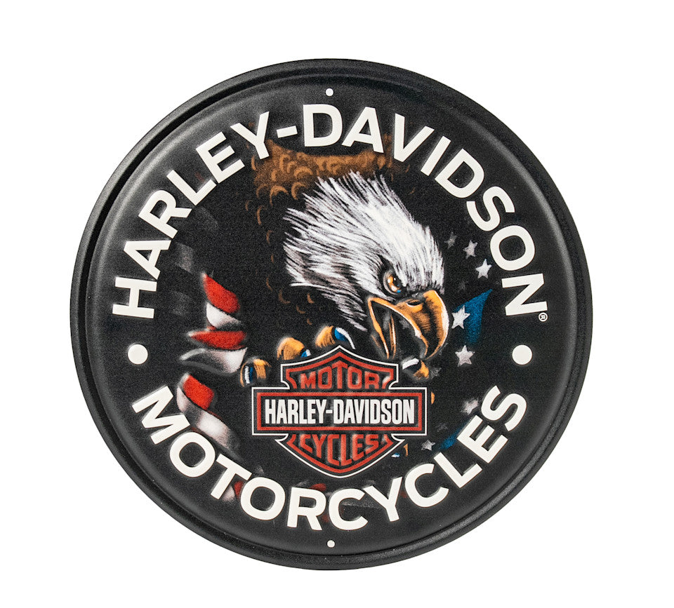 HARLEY-DAVIDSON® PATRIOTIC EAGLE METAL SIGN