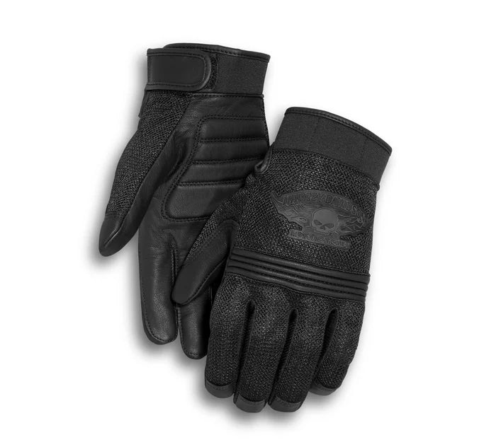 HARLEY-DAVIDSON® WINGED WILLIE G SKULL GLOVES