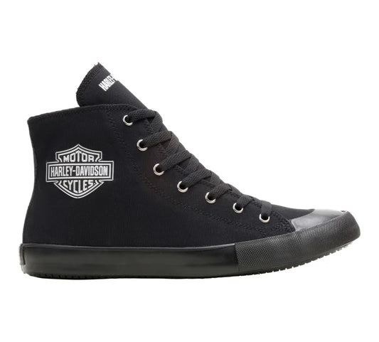 HARLEY-DAVIDSON® MENS NATHAN CHROME HIGH-TOP SNEAKERS