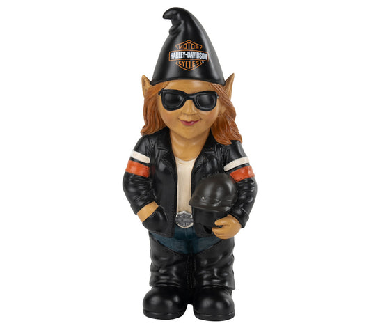 HARLEY-DAVIDSON® LADY BIKER GNOME SUNNY