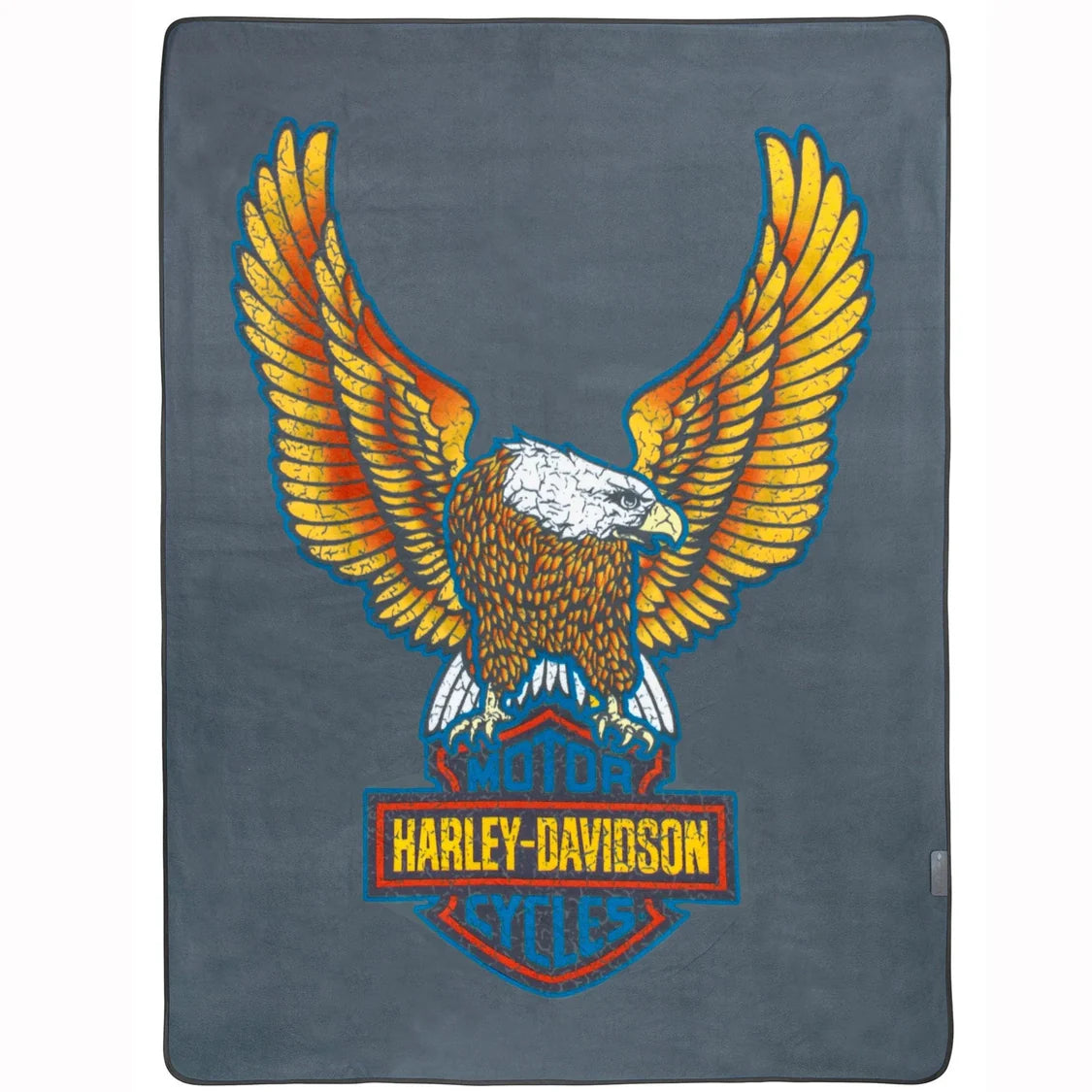 HARLEY-DAVIDSON® BAR & SHIELD EAGLE FOLDING BLANKET