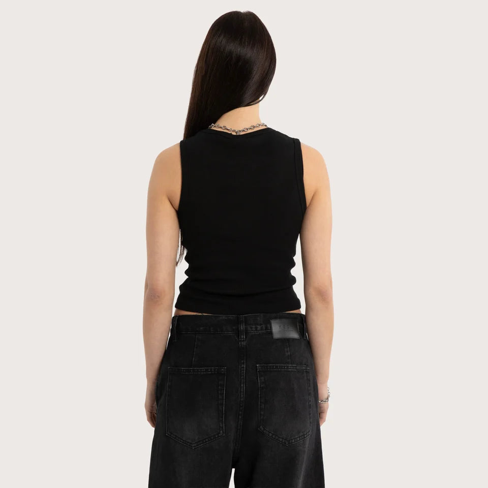 HARLEY-DAVIDSON® LADIES BLACK RIB TANK KSCY