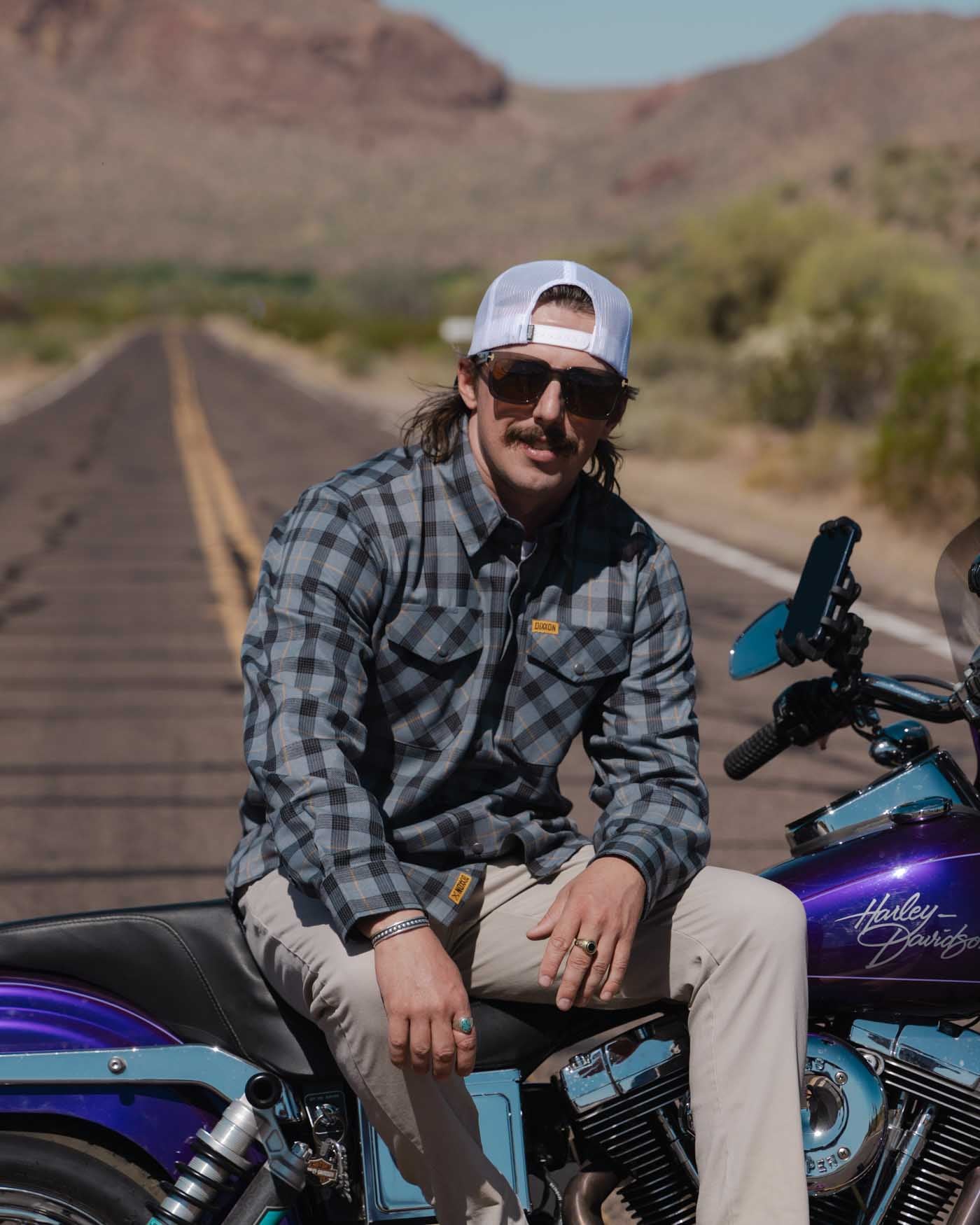 DIXXON HIGHWAY RIBBONS FLANNEL