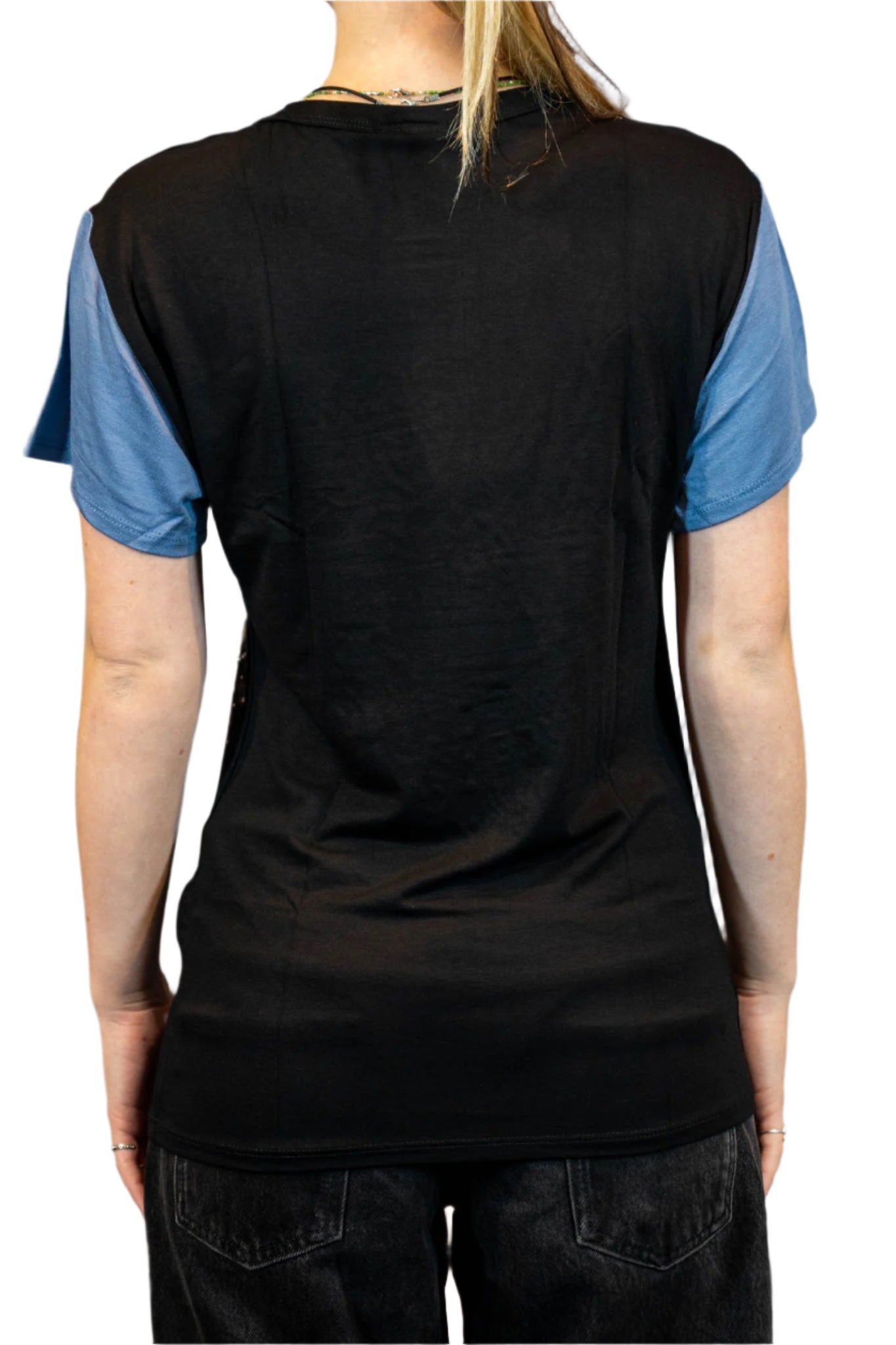 HARLEY-DAVIDSON® WOMENS LANE BLAZE SHORT SLEEVE SCOOP NECK TOP