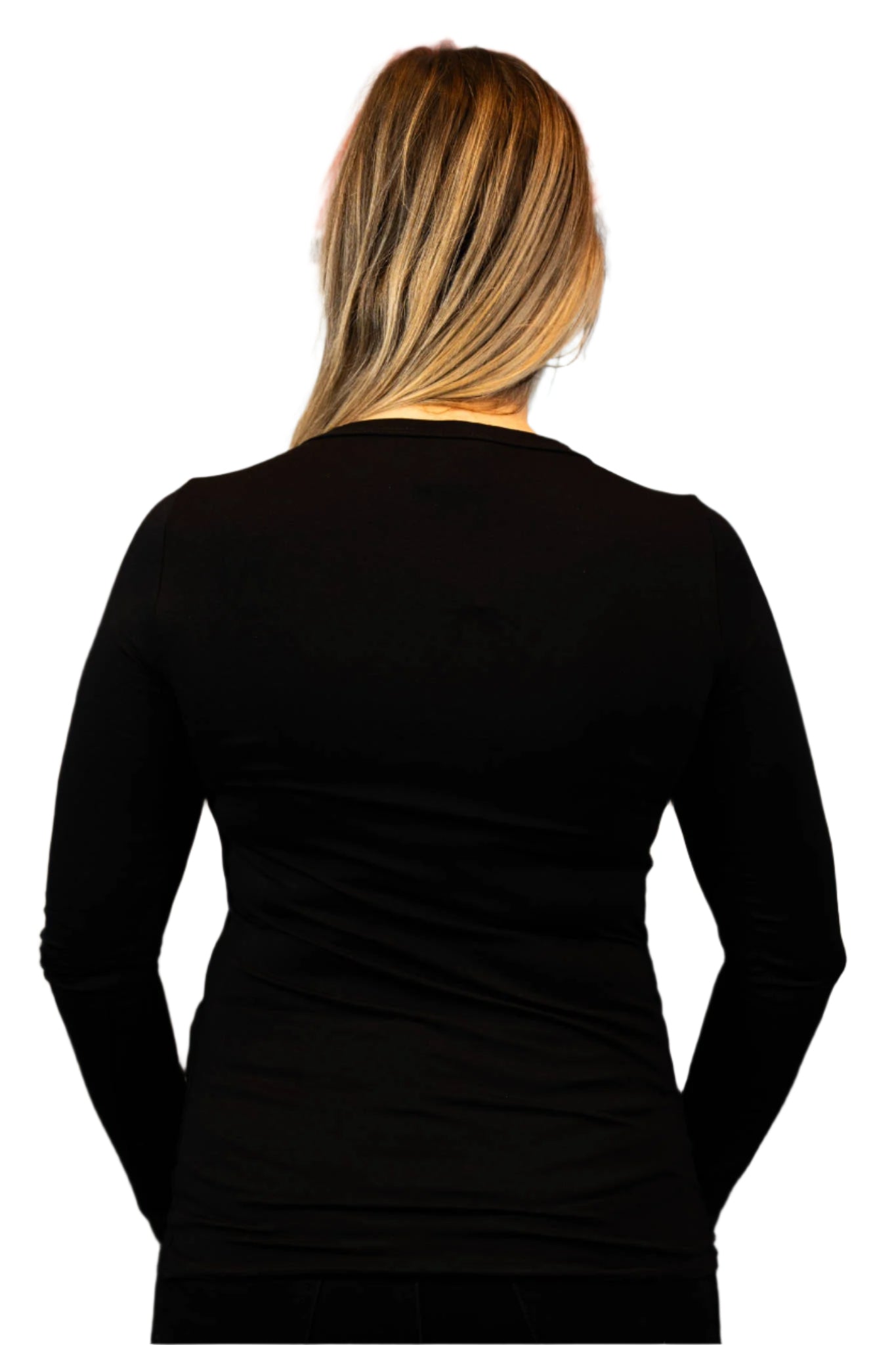 HARLEY-DAVIDSON® WOMENS STAKE TARTARIAN LONG SLEEVE SCOOP NECK TOP