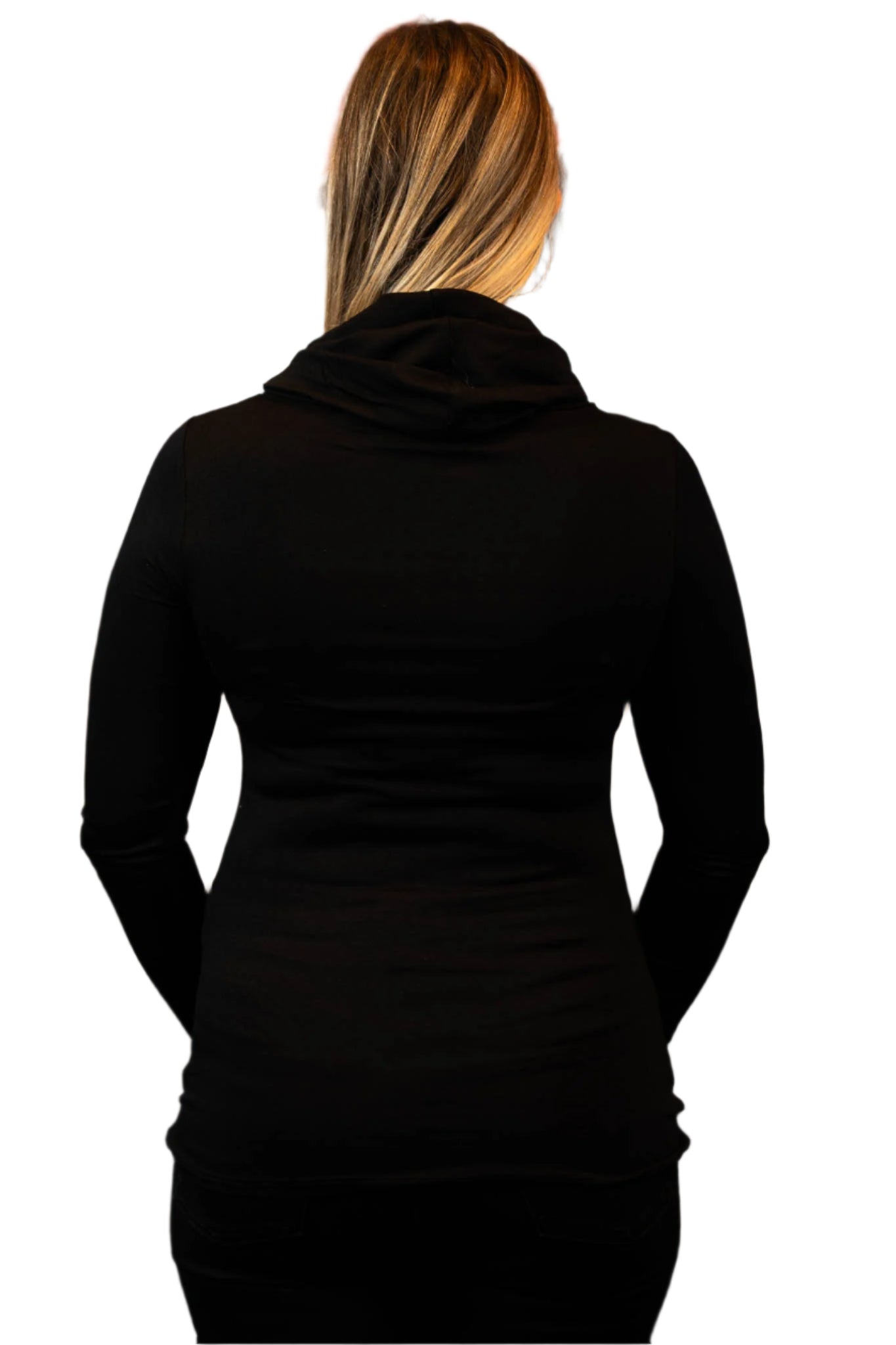 HARLEY-DAVIDSON® WOMENS S-WING LONG SLEEVE MOCK NECK TOP