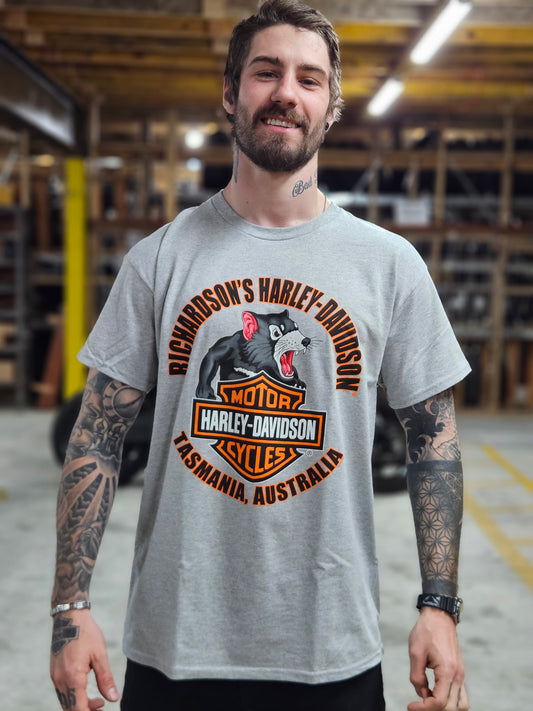 HARLEY-DAVIDSON® RICHARDSON'S TAS DEVIL GREY TEE