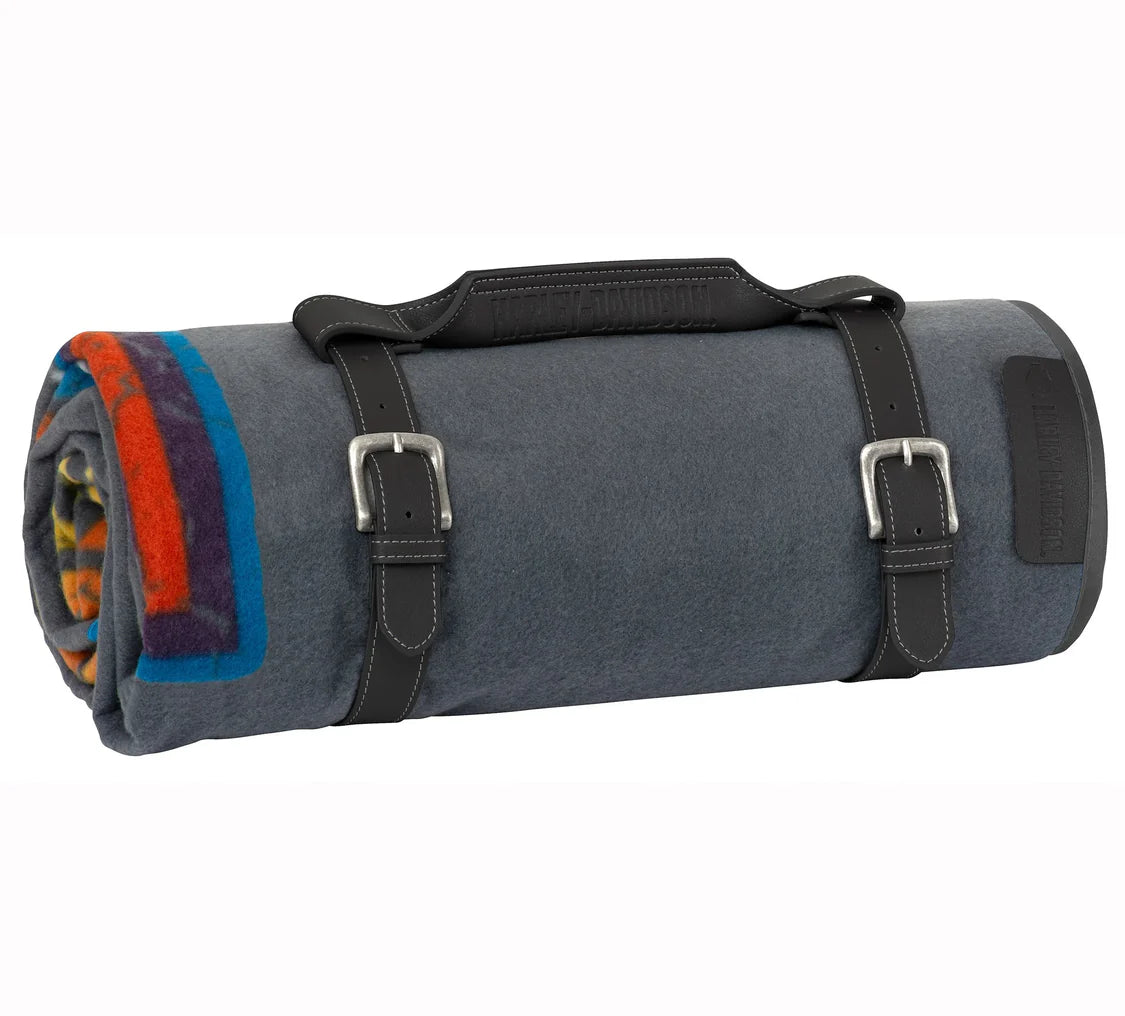 HARLEY-DAVIDSON® BAR & SHIELD EAGLE FOLDING BLANKET
